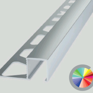 APKMAT: Listwa kwadratowa z aluminium 10/12mm MATOWA