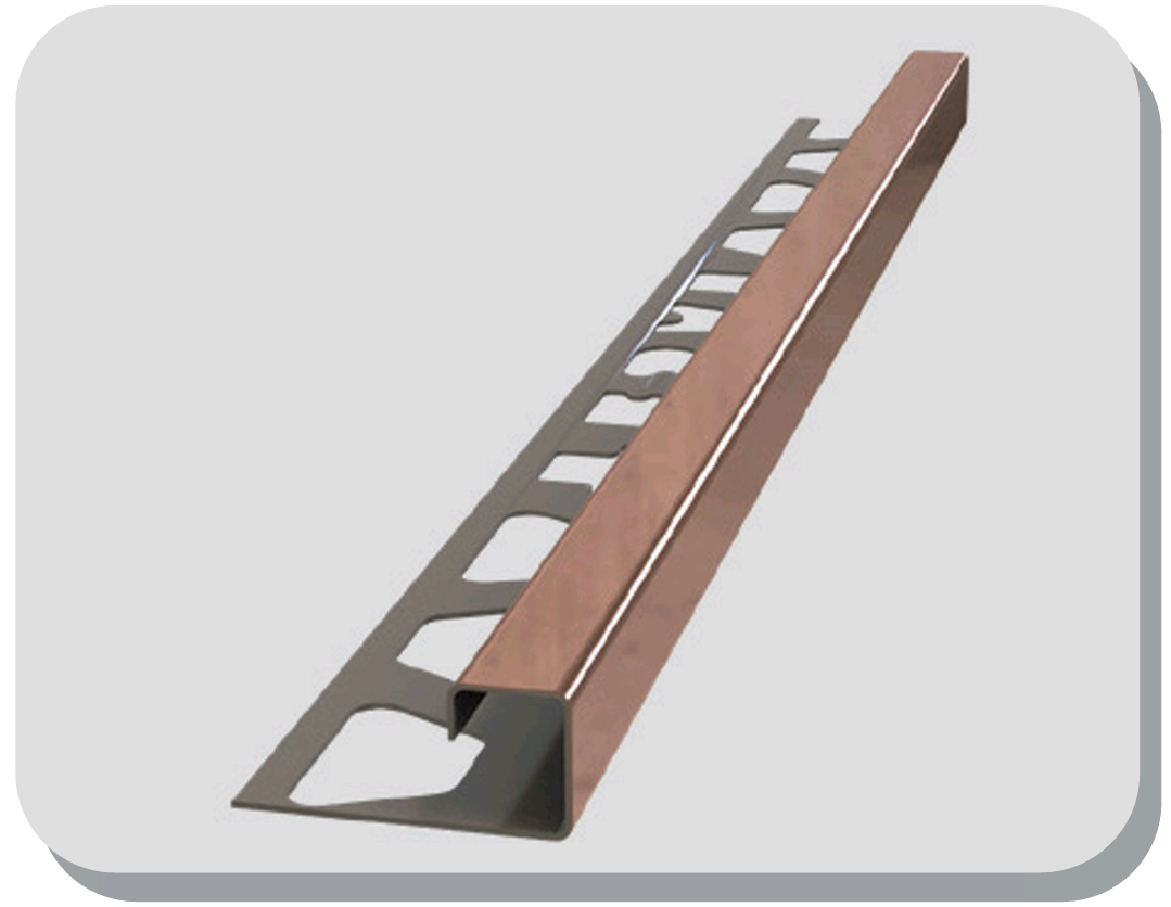 listwy narożne do płytek ze stali nierdzewnej