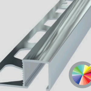 APKCL: Listwa kwadratowa z aluminium CHROM LUSTRZANY