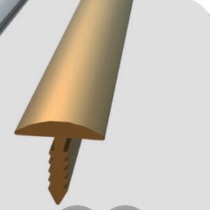 PAŁJP: Profil spoinowy (T) ZŁOTY MAT ALUMINIUM 10/20mm