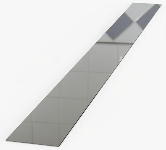 PŁACL: Płaskownik ozdobny ze stali nierdzewnej CHROM LUSTRZANY