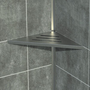 PPŚ: Półka prysznicowa ze stali nierdzewnej – narożna