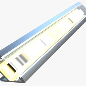 APLEDNT: Profil LED aluminiowy – Narożny, Trójkątny 20x20 mm 270cm